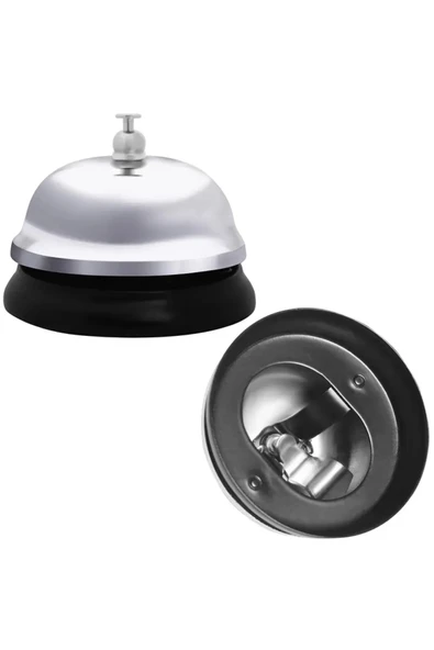 NACTUMU Paslanmaz Çelik Servis Çağrı Zili, Restoranlar, Oteller, Hastaneler, Kapıcılar Için Masa Zili - 3
