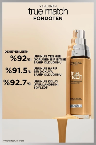 L'oréal Paris True Match Bakım Yapan Fondöten - 1n Nötr Alt Ton - Resim 3