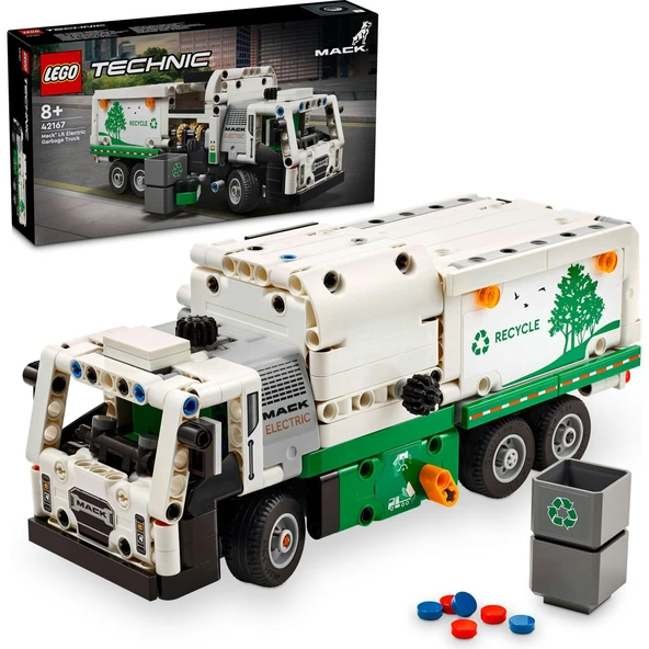 LEGO 42167 Technic Mack LR Electric Çöp Kamyonu