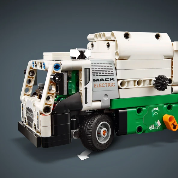 LEGO 42167 Technic Mack LR Electric Çöp Kamyonu - 7