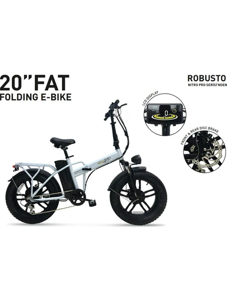 SKYJET ROBUSTO PREMIUM ELEKTRİKLİ BİSİKLET SİYAH - 2