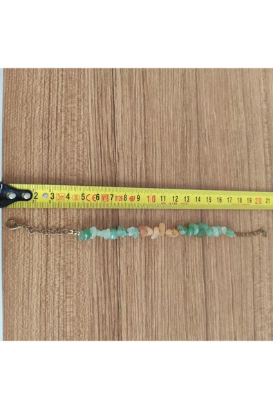 Aventurin & Ametist Doğal Taş Enerji Bilekliği - 4811 - Resim 3