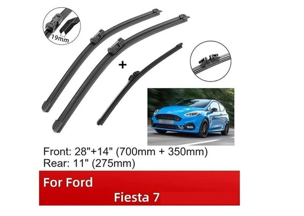 Ford Fiesta Vıı Ön Arka Muz Silecek Takımı 2017 ürün görseli