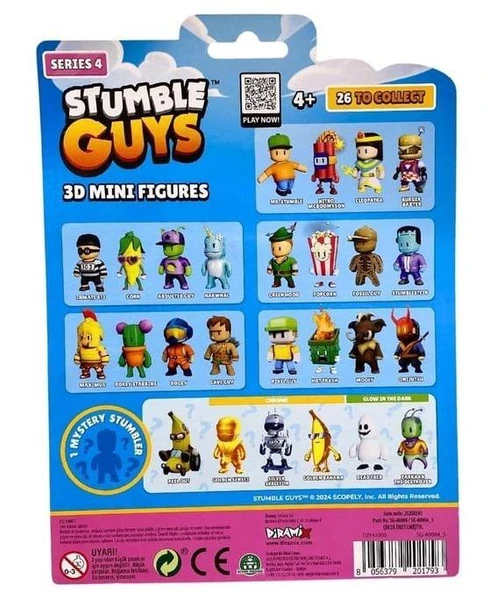 Stumble Guys Seri 4 5'li Mini Figür Inmate 613 - Resim 2