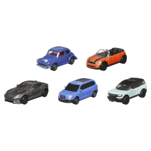 Matchbox 5'li Araba MBX British Roadways С1817 JBX33 - Resim 2