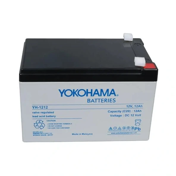 Yokohama Yh-121.2 12 Volt 12 Amper Akü (151x98x95 Mm) - 2