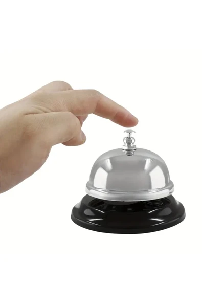 NACTUMU Paslanmaz Çelik Servis Çağrı Zili, Restoranlar, Oteller, Hastaneler, Kapıcılar Için Masa Zili - 4