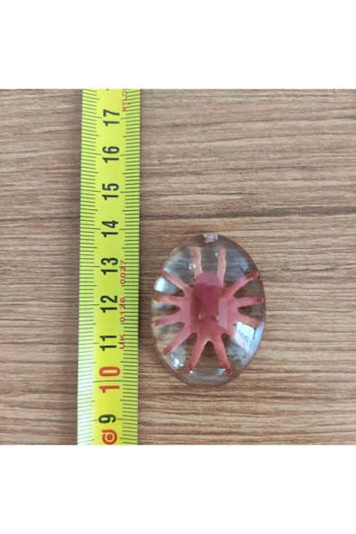 El Yapımı 3D Ahtapot Kolye Ucu - 6201 - Resim 2