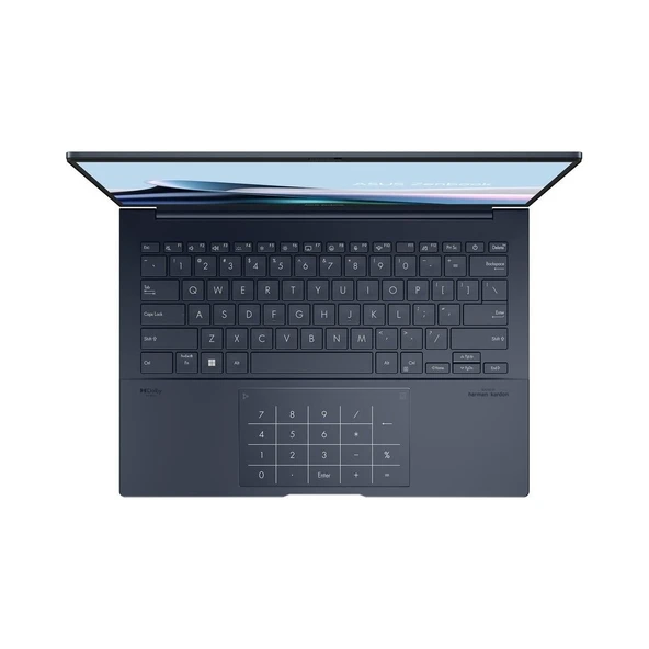 Zenbook 14 UX3405CA-QL286W Intel Core Ultra 7 255H 16GB LPDDR5X 1tb SSD Intel Arc Graphics 14.0" Wuxga OLED 400NIT Windows 11 Home Dokunmatik Taşınabilir Bilgisayar Snertech Çanta - Resim 4