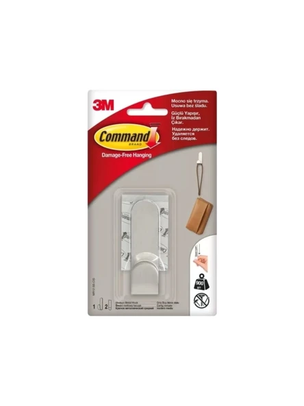 3M MR12-SS Command Modern Metal Askı Tekli