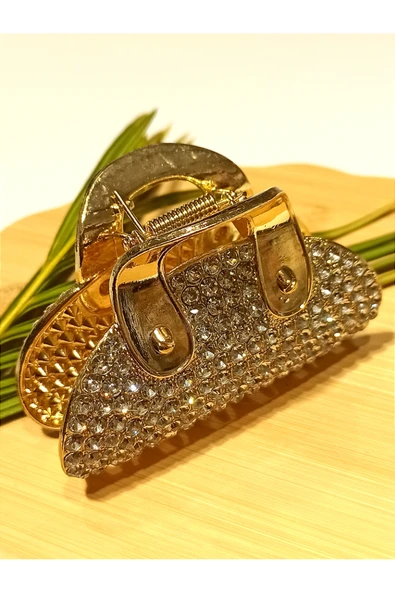 Monalisa Home Lüks Gösterişli Renkli Metal Kıstırma Toka ürün görseli