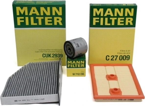 Mann Audi Q3 1.4 Tfsı Periyodik Bakım Seti  04E129620-1K1819653-04E115561 ürün görseli