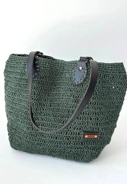 Fonny  Yeşil Örgü Çanta ürün görseli
