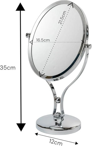 Monalisa Home 40x22 Lüks Figürlü Gösterişli Dekoratif Çift Boyutlu Ayna - 3