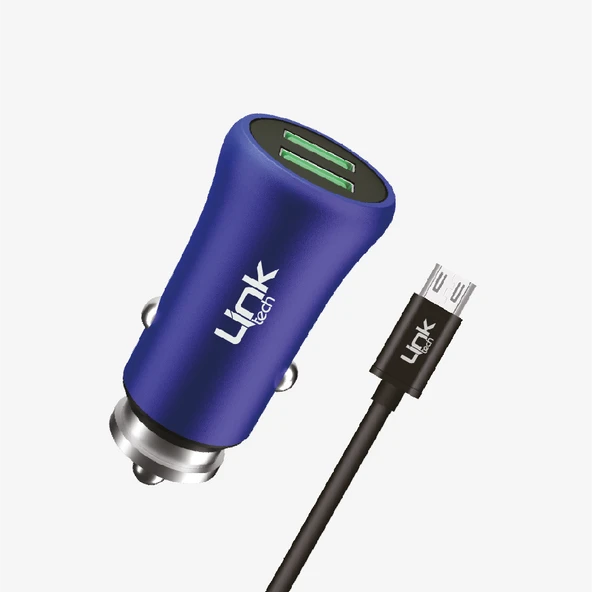 M581 Metal Mikro USB Kablolu Araç Şarj Cihazı - 4