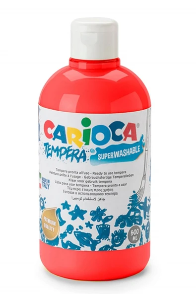 Süper Yıkanabilir Kırmızı Parmak Boya