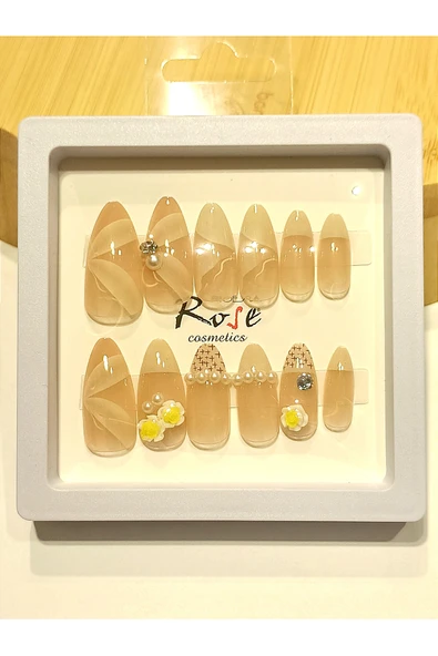 Monalisa Home Lüks Tasarım Taşlı Yapay Tırnak ürün görseli