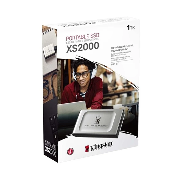 Kingston 1TB XS2000 BOC Usb-C Taşınabilir SSD - Resim 3