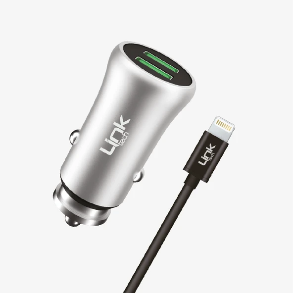 M582 Metal Lightning Kablolu USB Araç Şarj Cihazı