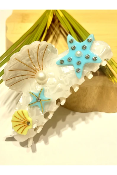 Monalisa Home 10 cm Lüks Gösterişli Renkli  Kıstırma Toka ürün görseli