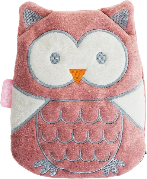 Babyjem Kiraz Çekirdekli Baykuş Kadife Gaz Yastığı / Gül Kurusu ürün görseli 1