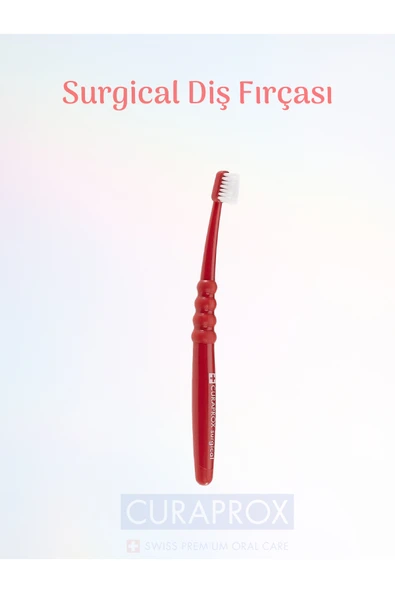 CURAPROX Surgical Diş Fırçası Sensitive daha yoğun ve daha nazik temizler. CUREN kıllarından yapılmıştır ürün görseli