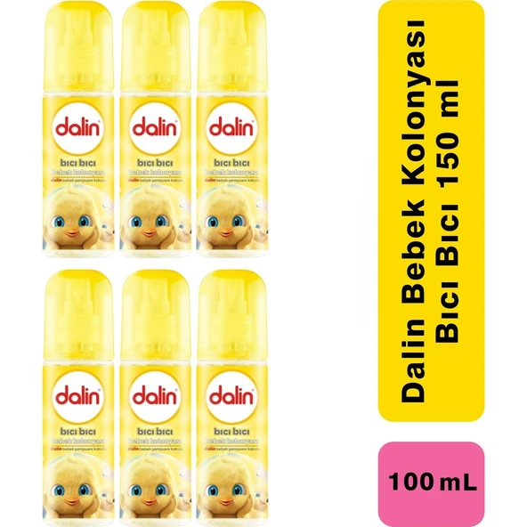 Bıcı Bıcı Kolonya 100 ml 6 Adet ürün görseli 1