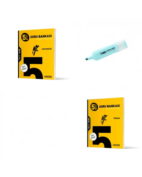 5.Sınıf Matematik Ve Türkçe Soru Bankası (Yeni Müfredat) ürün görseli 1