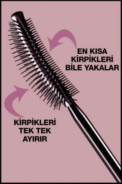Maybelline New York Lash Sensational Yelpaze Etkili Siyah Maskara - 4