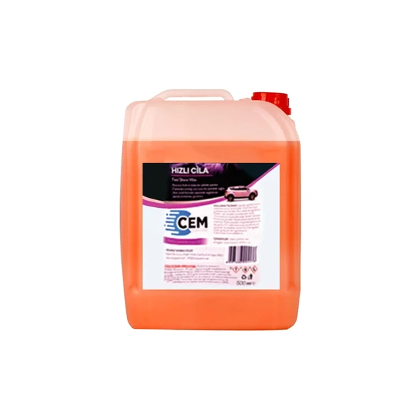 CEM CAR CARE Hızlı Cila 5 LT ürün görseli 1