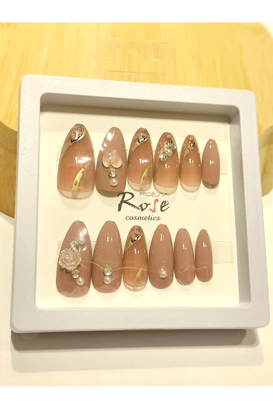 Monalisa Home Lüks Tasarım Taşlı Yapay Tırnak ürün görseli 1