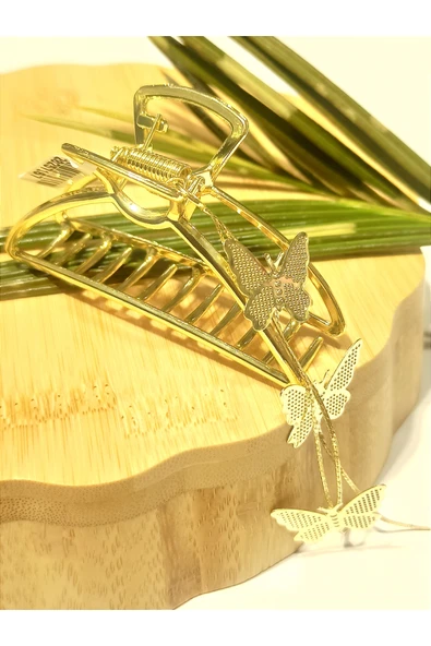 Monalisa Home 8 cm Lüks Gösterişli Renkli Metal Kıstırma Toka