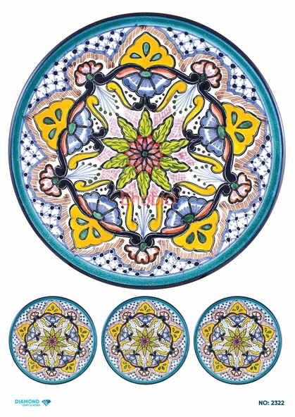 Diamond Pirinç Dekopaj Kağıdı - 2322 ürün görseli