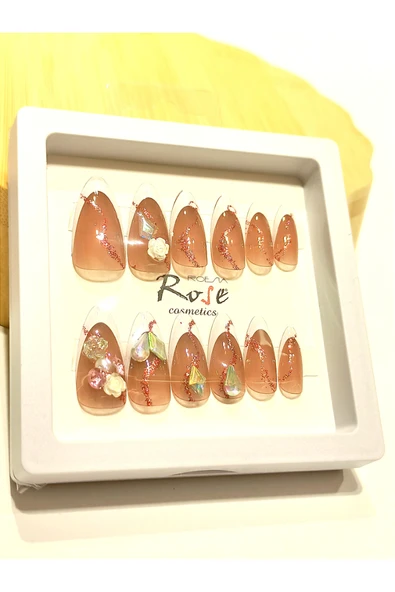 Monalisa Home Lüks Tasarım Taşlı Yapay Tırnak ürün görseli 1