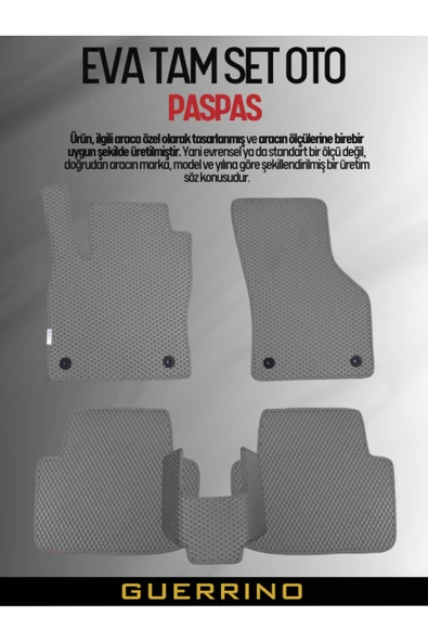 Guerrino OPEL-COMBO-(2001-2011) İÇİN EVA İÇ PASPAS TAKIMI (METAL TOPUKLUK HARİÇ) ürün görseli