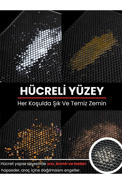 Guerrino HYUNDAİ-SONATA-(1998-2005) İÇİN EVA İÇ PASPAS TAKIMI (METAL TOPUKLUK HARİÇ) - Resim 5