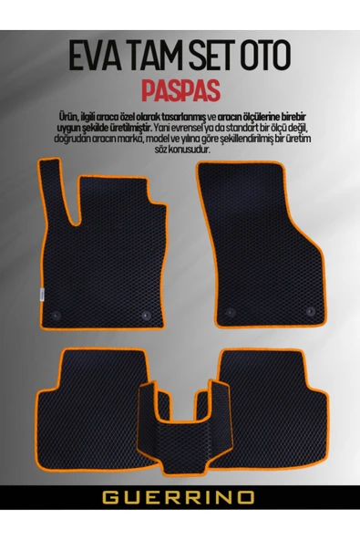 Guerrino SEAT-LEON-HYBRİD-(2020-2025) İÇİN EVA İÇ PASPAS TAKIMI (METAL TOPUKLUK HARİÇ) ürün görseli