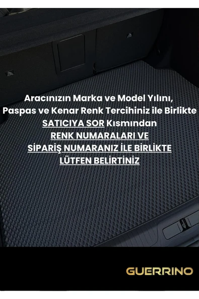 Guerrino SEAT-LEON-5F-(2013-2020) İÇİN EVA BAGAJ HAVUZU - Resim 5