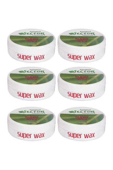 Sector Hairmate Superwax Normal Yeşil Wax 150 Ml 6 Adet ürün görseli