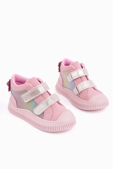 Muggo PAWS Kelebekli Çift Cırtlı Kız Bebek ve Çocuk Bot - 12