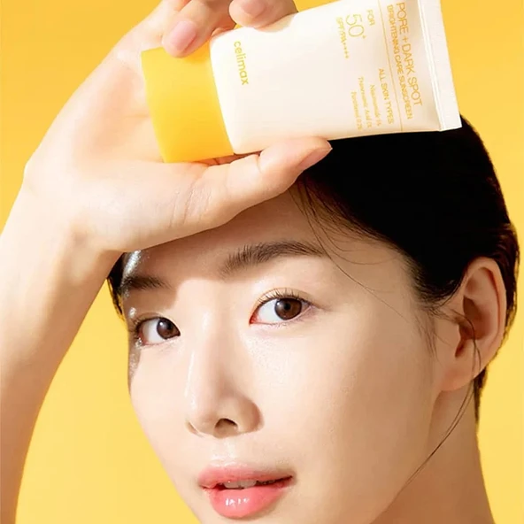 Celimax Pore+Dark Spot Brightening  Leke Karşıtı Güneş Kremi SPF50+PA++++ 50ml - Resim 2