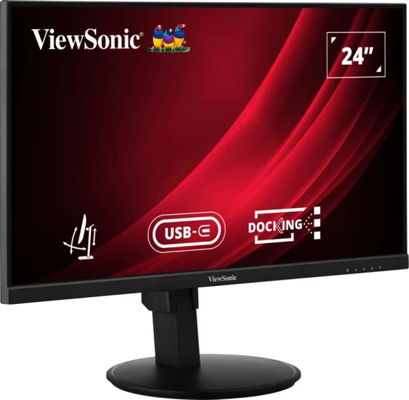 VIEWSONIC VG2409U-2 USB-C HUBLI 24 FULL HD ERGONOMIK MONITOR - Resim 3