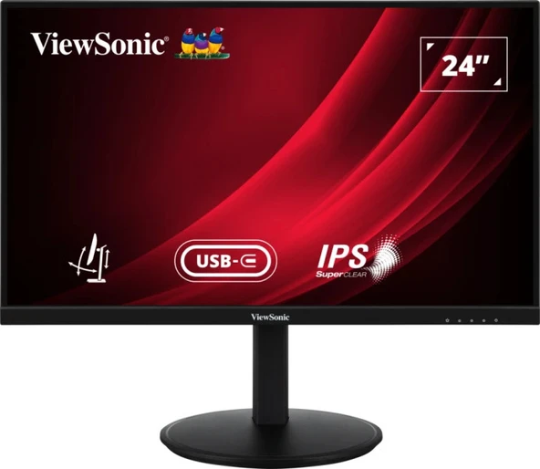 VIEWSONIC VG2409-MHDU-2 USB-C HUBLI 24 FULL HD ERGONOMIK IPS MONITOR - Resim 2