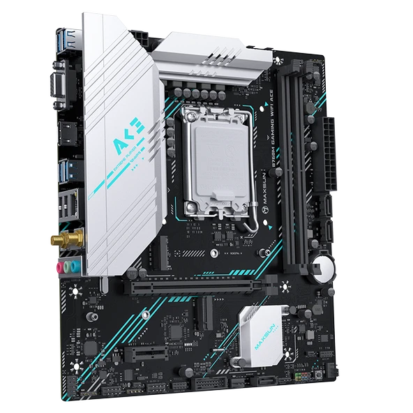 Maxsun B760M GAMING WIFI ACE LGA1700 DDR5 6400 Mhz M.2 HDMI mAtx Intel Anakart - 3
