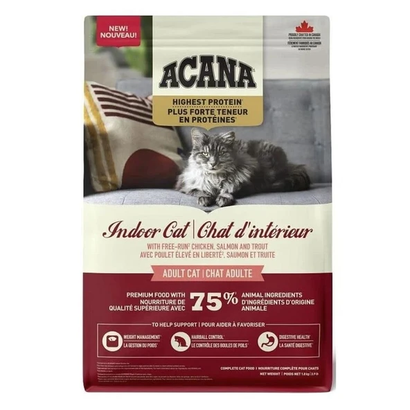 Acana Highest Protein Indoor Sterilised Kısır Kedi Maması 1.8 kg ürün görseli 1