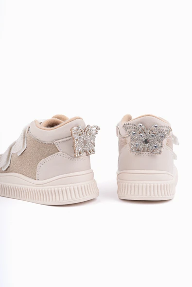 Muggo PAWS Kelebekli Çift Cırtlı Kız Bebek ve Çocuk Bot - 2