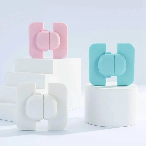 Sunup SN-28750 Geçmeli Tip Buzdolabı Ve Dolap İçin Çocuk Güvenlik Kilidi Yapışkanlı - 3