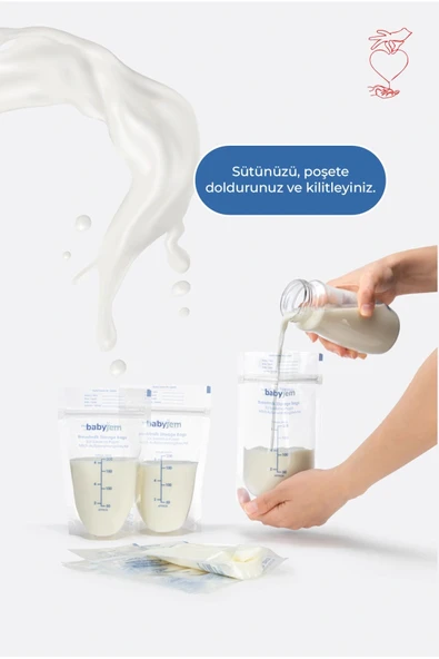 Babyjem Ultra Koruyucu Süt Saklama Poşeti 25 Adet - 4