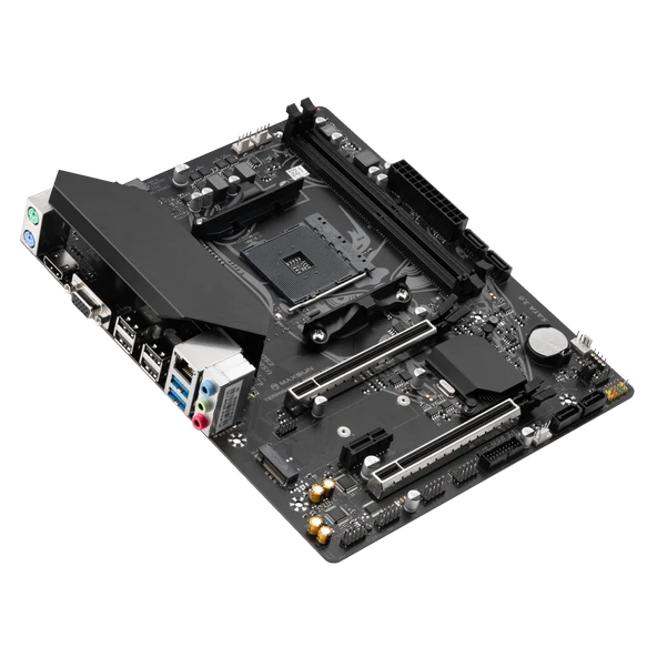 Maxsun Terminator B550M AM5 DDR4 3800 Mhz M.2 HDMI mAtx AMD Anakart - 4
