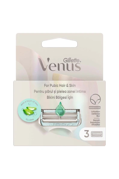 Gillette Venüs Bikini Bölgesine Özel 3 Adet Yedek Başlık - Resim 3